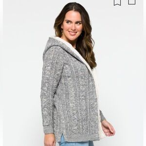 Lety & Me Sherpa cardigan